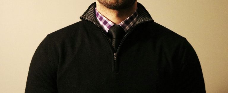 black-half-zip-with-purple-gingham